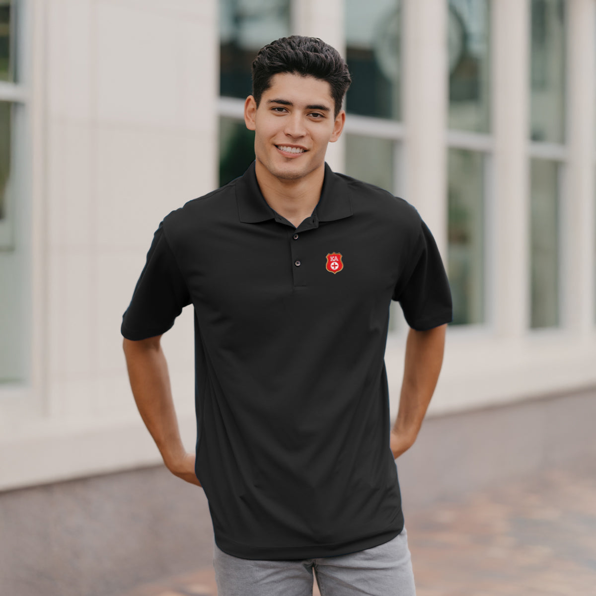 New! Kappa Alpha Nike Polo With Badge