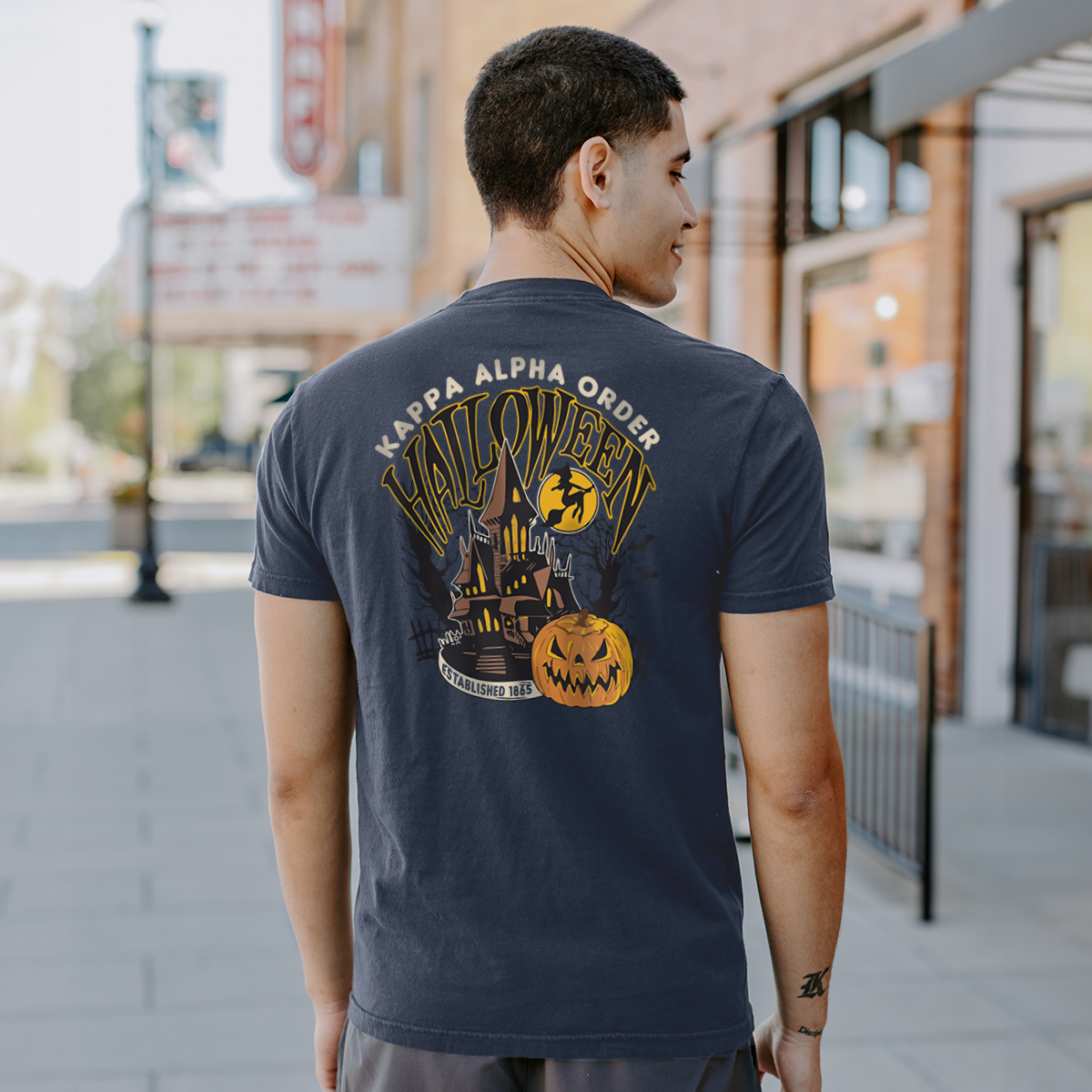 New! Kappa Alpha Comfort Colors Midnight Manor Short Sleeve Tee