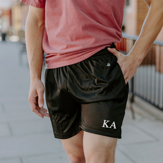 Kappa Alpha 5" Black Shorts