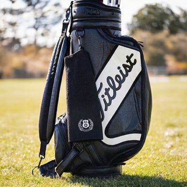KA Embroidered Black Golf Towel
