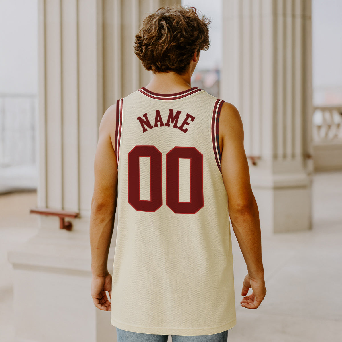 Kappa Alpha Retro Basketball Jersey.