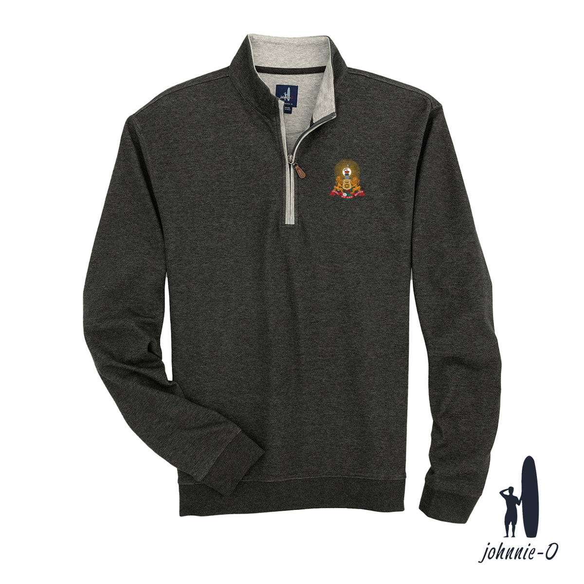 New! Kappa Alpha Johnnie-O 1/4 Zip With Crest
