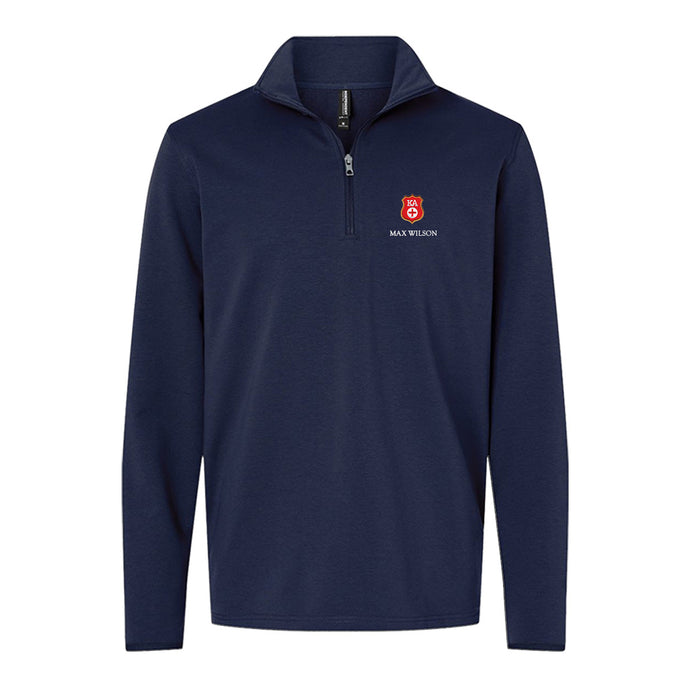 New! KA Embroidered Crest Quarter Zip Kappa Alpha Order