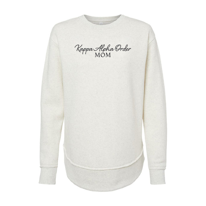 Kappa Alpha Curved Hem Mom Crewneck