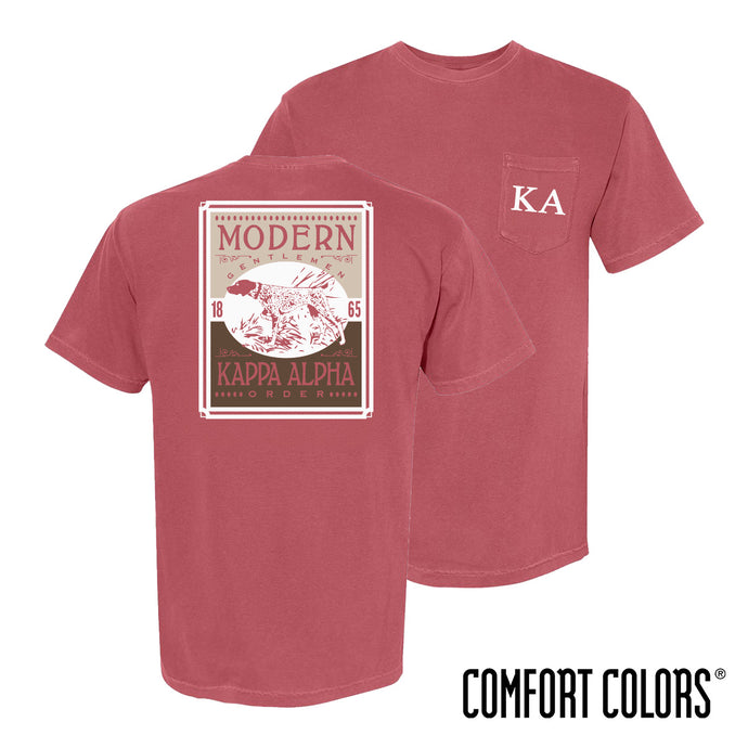 Kappa Alpha Comfort Colors Modern Gentlemen Short Sleeve Tee