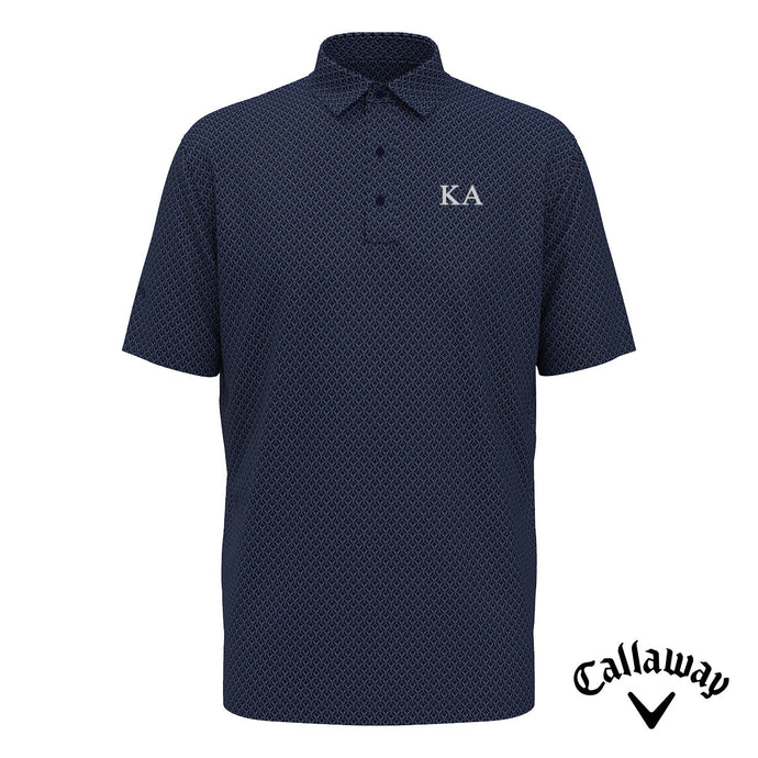 Kappa Alpha Callaway Chevron Patterned Polo Kappa Alpha