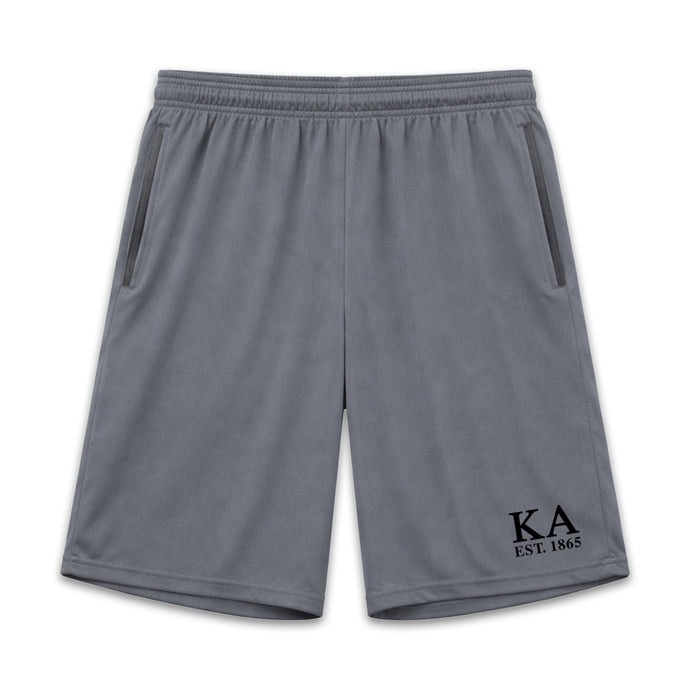 Kappa Alpha 7in Grey Pocketed Shorts