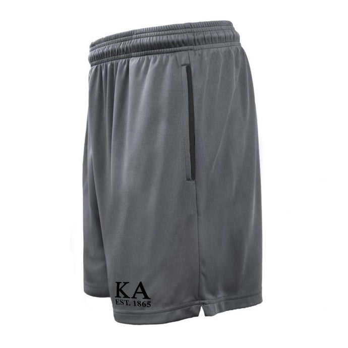 Kappa Alpha 7in Grey Pocketed Shorts