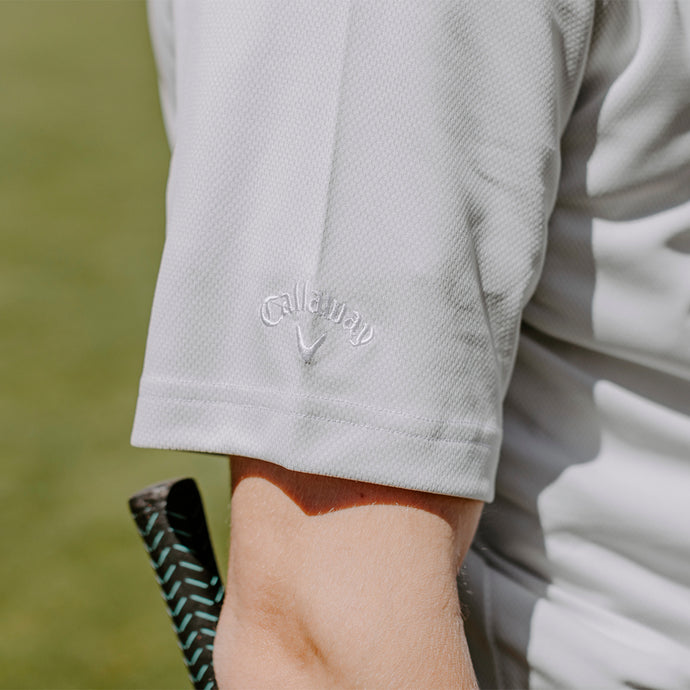 Kappa Alpha White Callaway Greek Letter Golf Polo