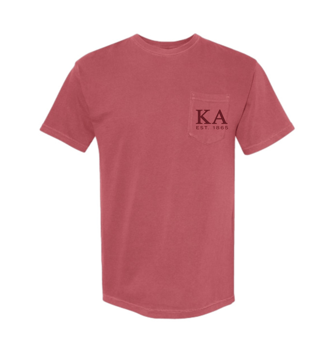 Crimson Printed Premium T-Shirt Front