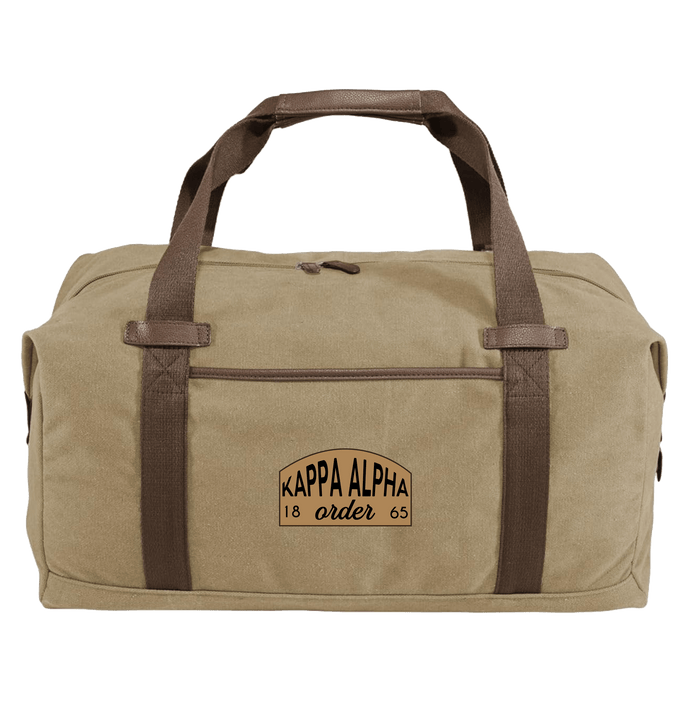 Desert Khaki Duffel Bags Front