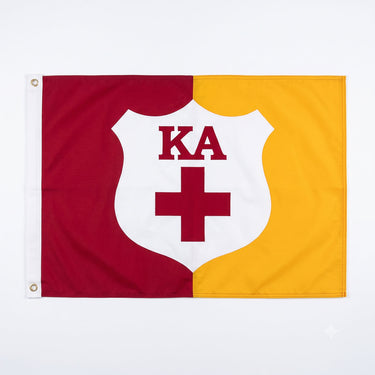 Kappa Alpha Supplemental Flag, Stitched with grommets