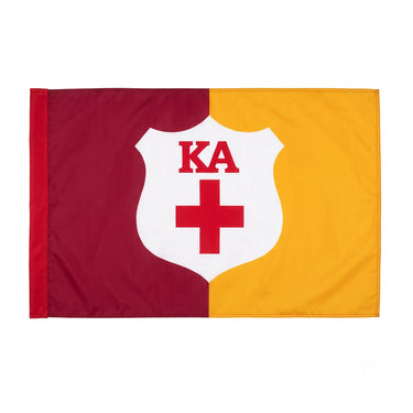 Kappa Alpha Supplemental Flag, Stitched with Pole Sleeve