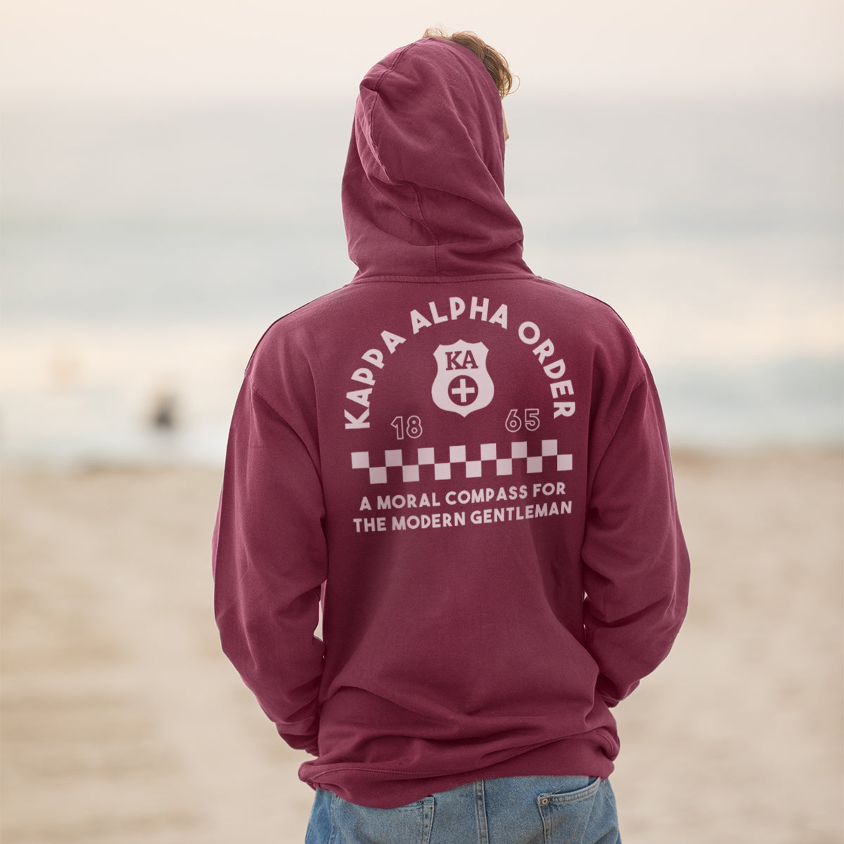 New! Kappa Alpha Retro Block Graphic Hoodie