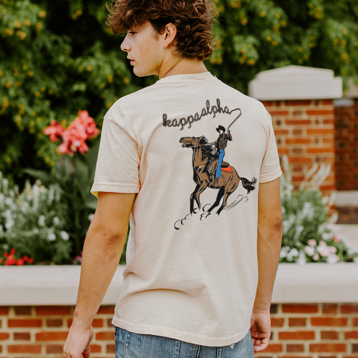 Kappa Alpha Neutral Western Tee