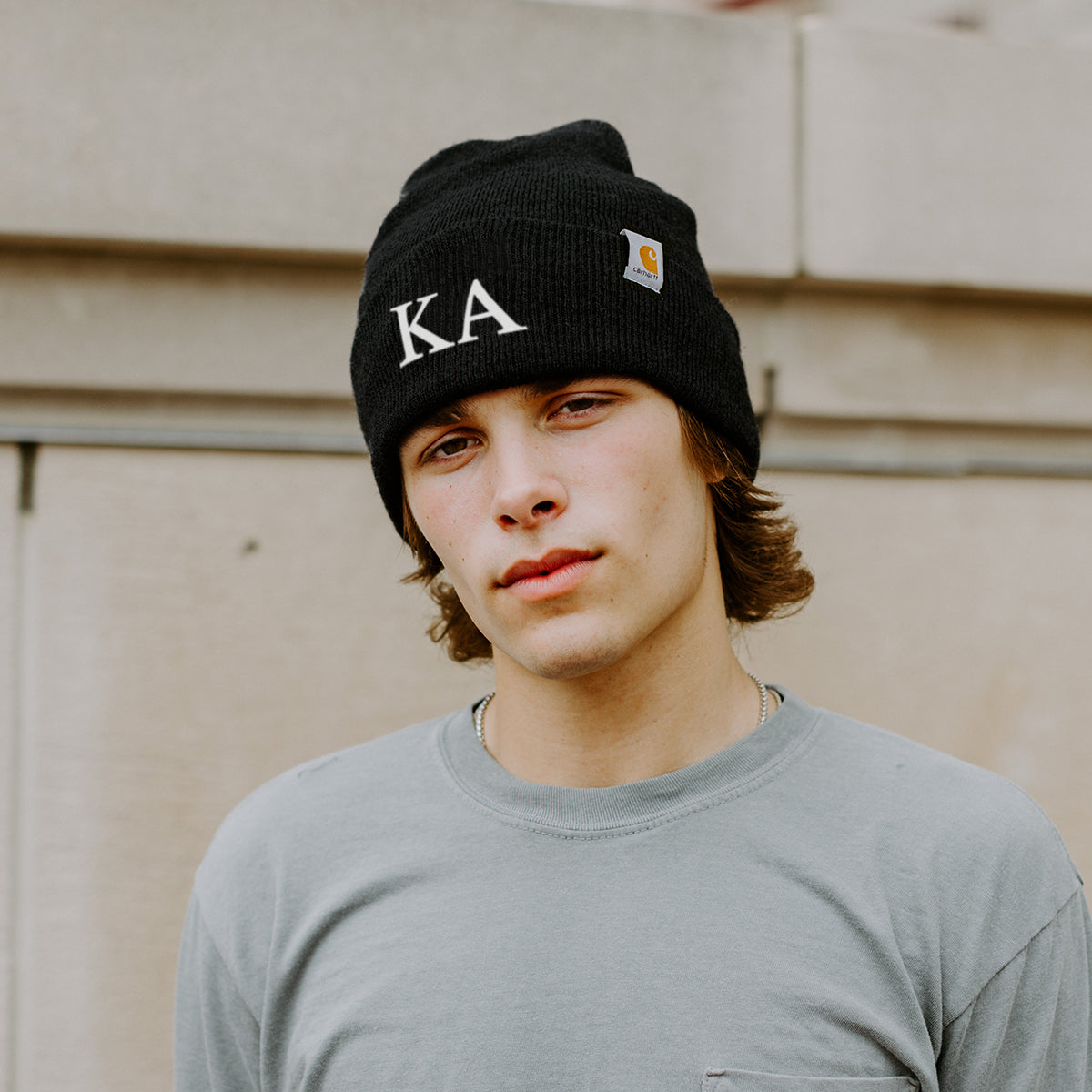 Kappa Alpha Black Carhartt Beanie