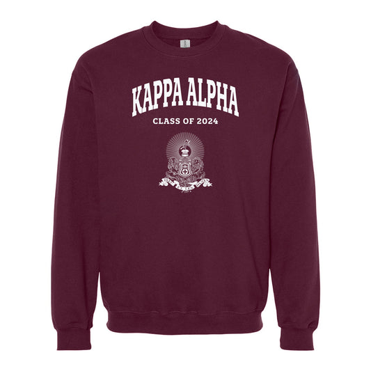 New! Kappa Alpha Class of 2024 Graduation Crewneck
