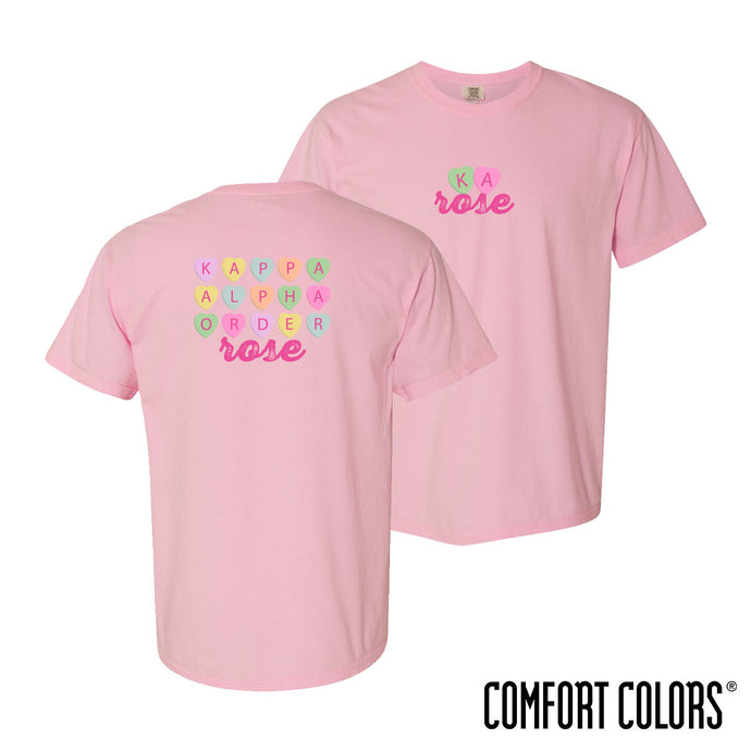 Kappa Alpha Candy Hearts Short Sleeve Tee