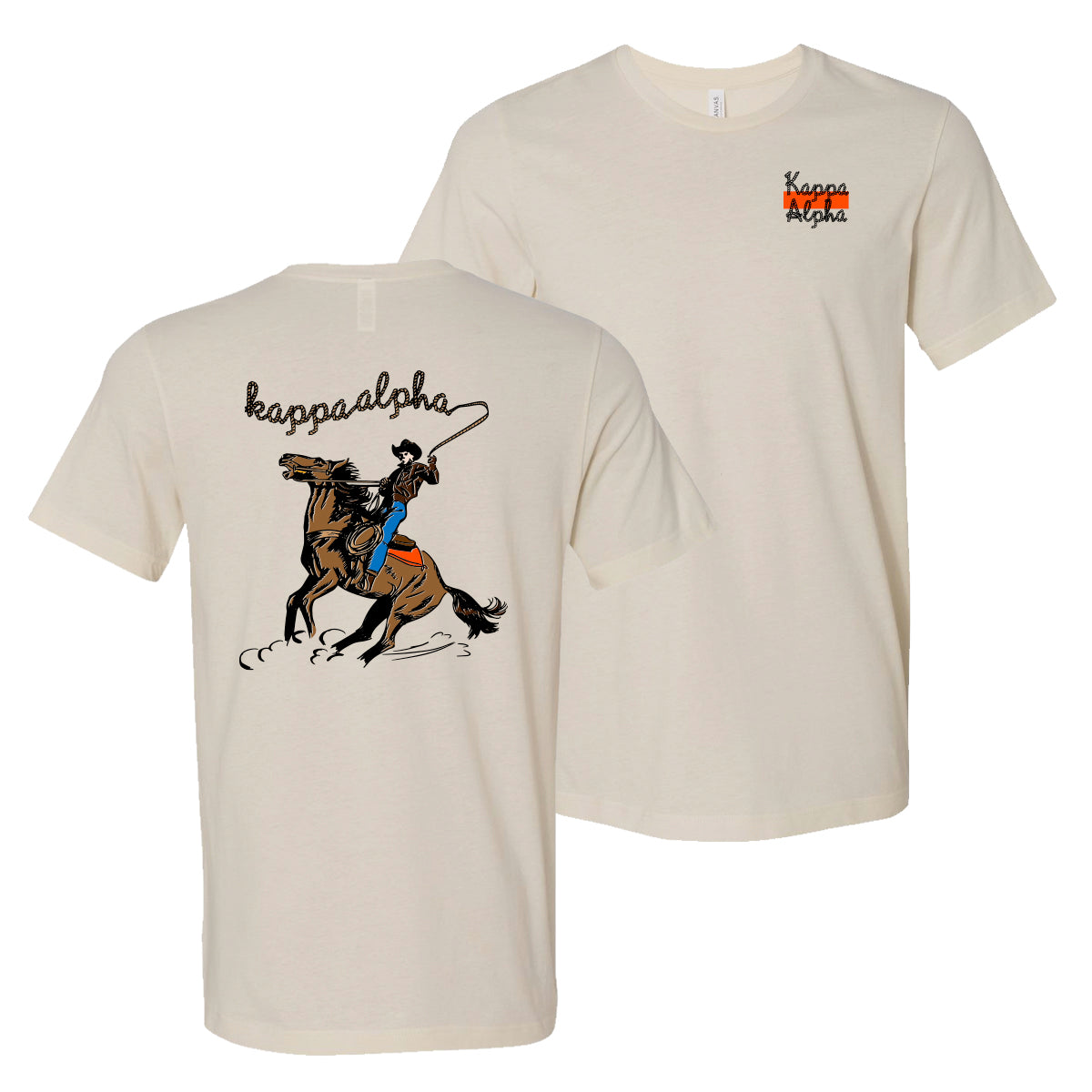 Kappa Alpha Neutral Western Tee