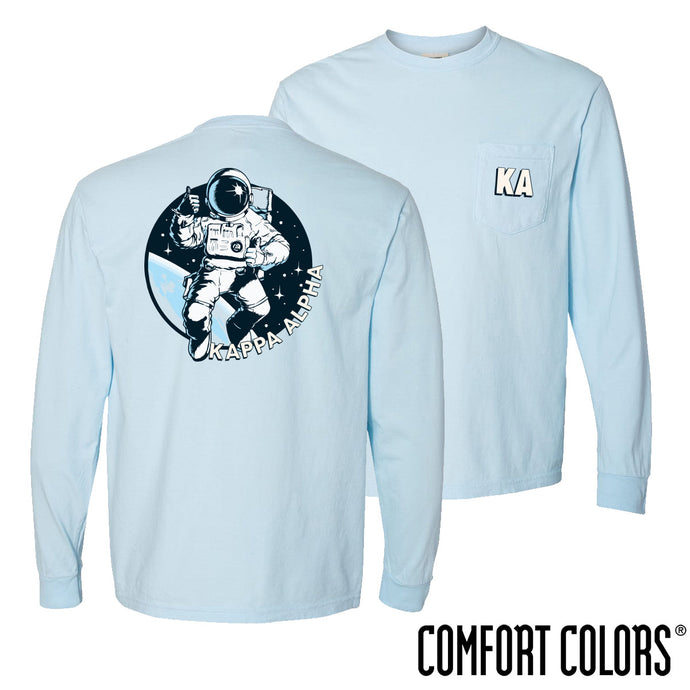 Kappa Alpha Space Age Long Sleeve Pocket Tee