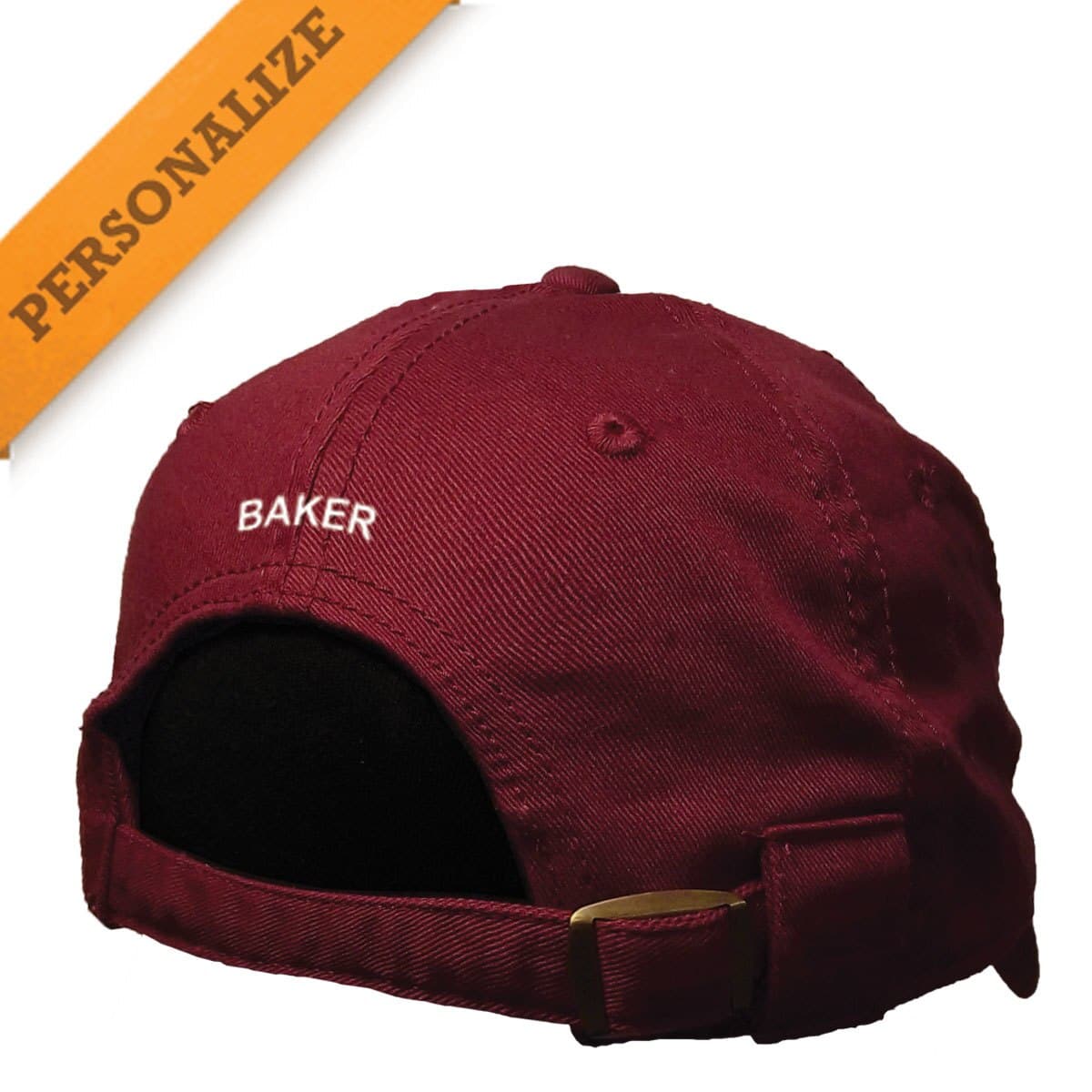 Kappa Alpha Maroon Personalized Hat | Kappa Alpha Order | Headwear > Billed hats