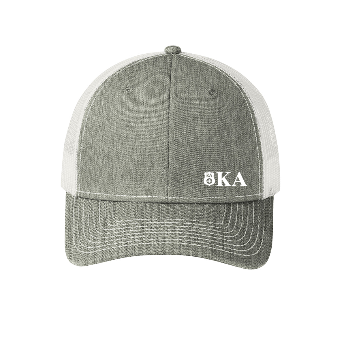 Kappa Alpha Grey Kappa Letter – Official Store Hat Order Greek Trucker Alpha