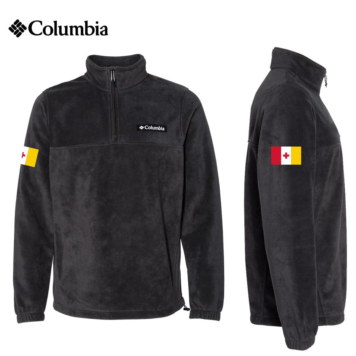 Kappa Alpha Columbia Embroidered Flag Quarter Zip