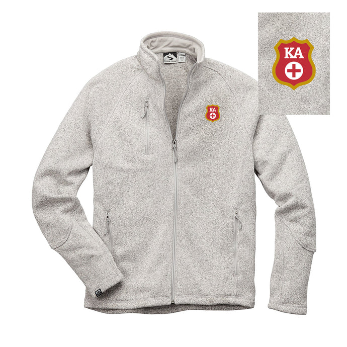 Kappa Alpha Embroidered Badge Full Zip