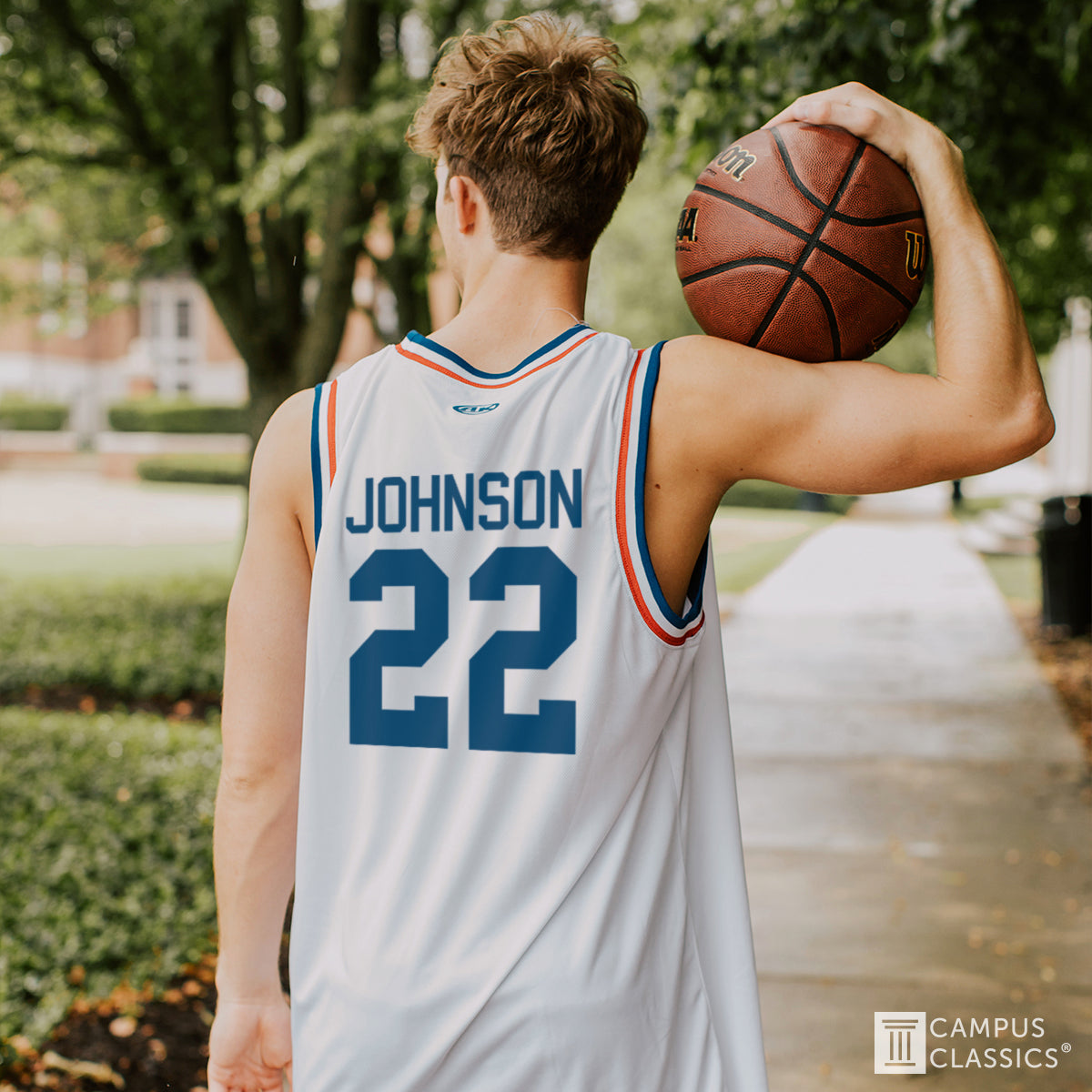 Kappa Alpha Retro Block Basketball Jersey