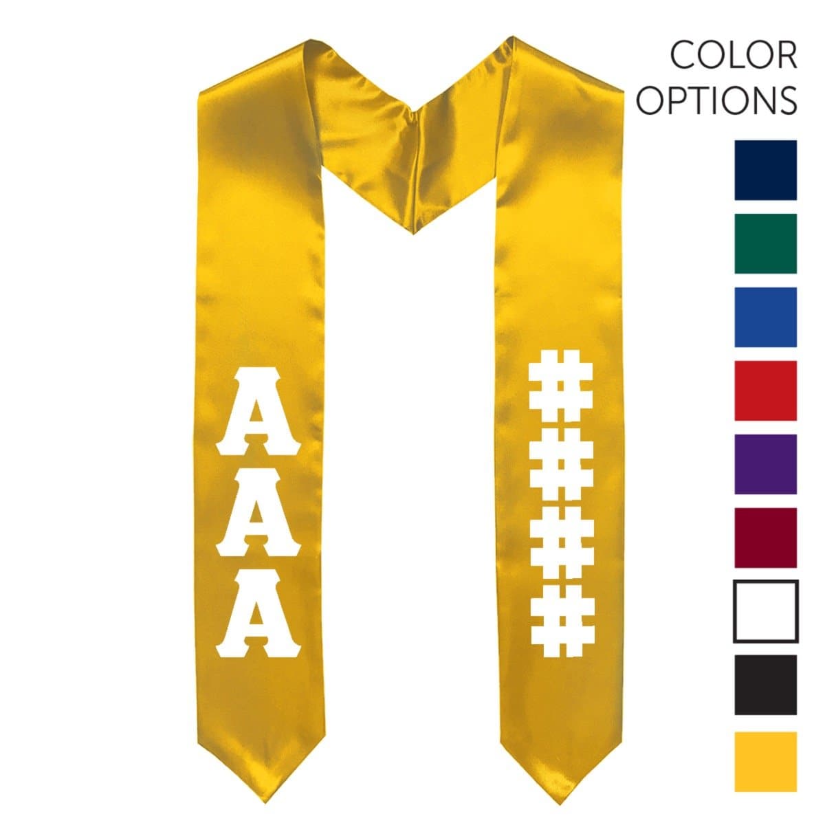 Kappa Alpha Pick Your Own Colors Graduation Stole | Kappa Alpha Order | Apparel > Stoles