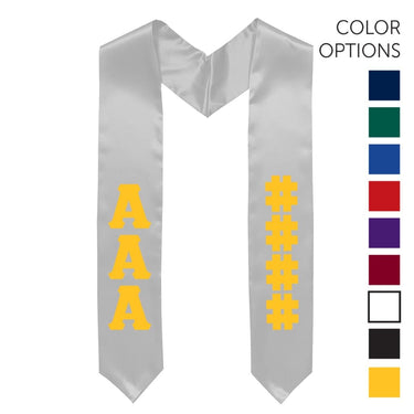 Kappa Alpha Pick Your Own Colors Graduation Stole | Kappa Alpha Order | Apparel > Stoles