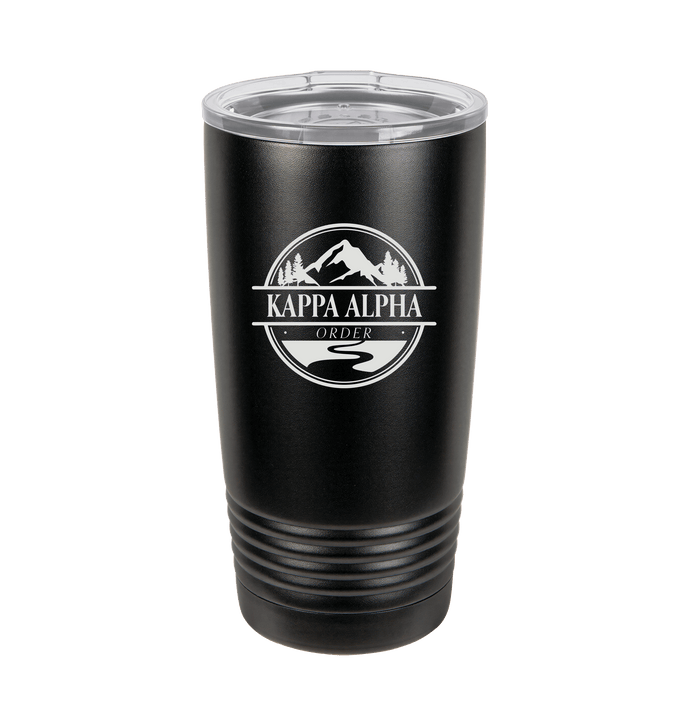 Black Tumblers Front