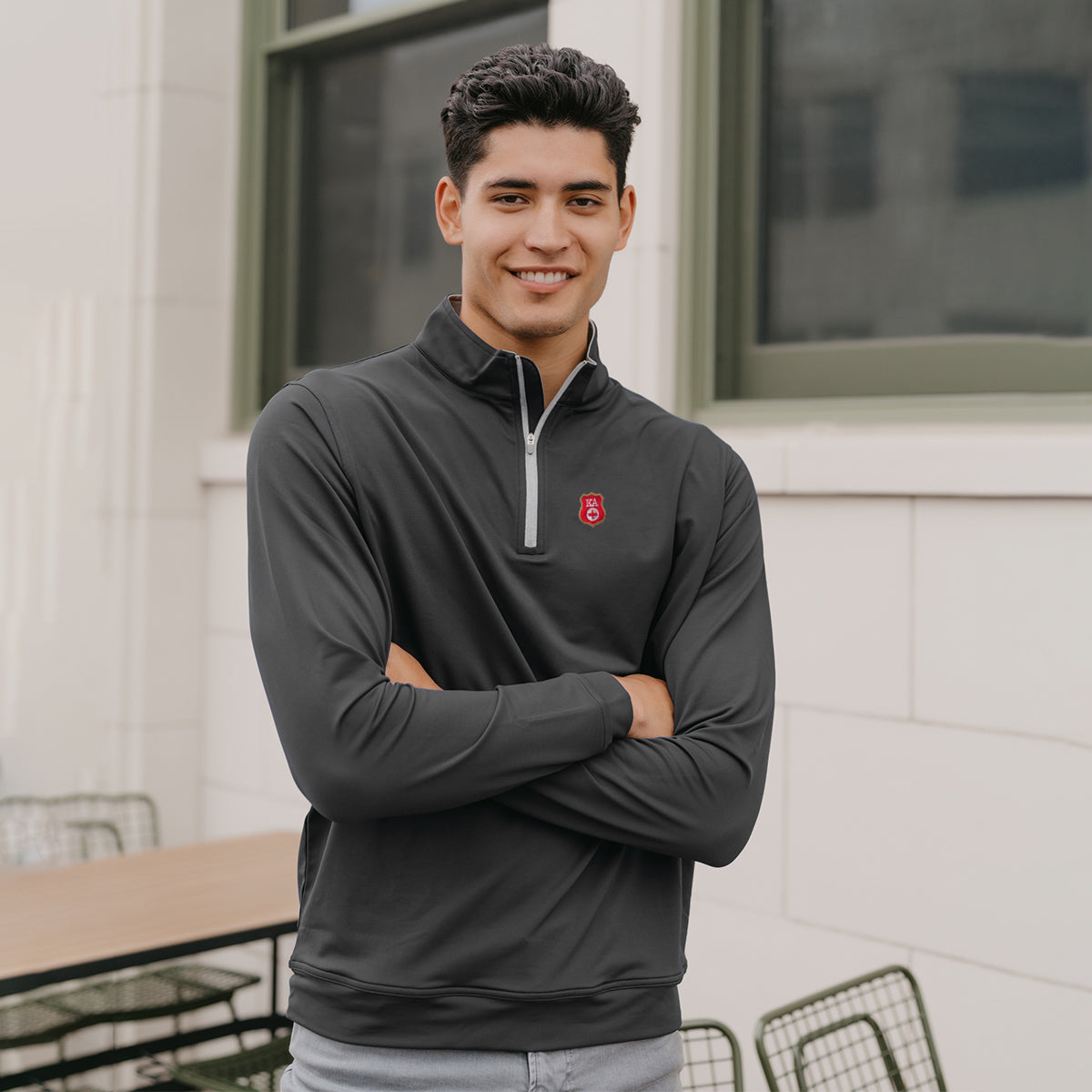 Kappa Alpha Personalized Peter Millar Perth Stretch Quarter Zip