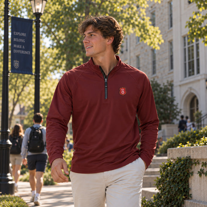New! KA Cutter & Buck Adapt Quarter Zip