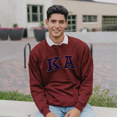 Kappa Alpha Maroon Old School Crewneck