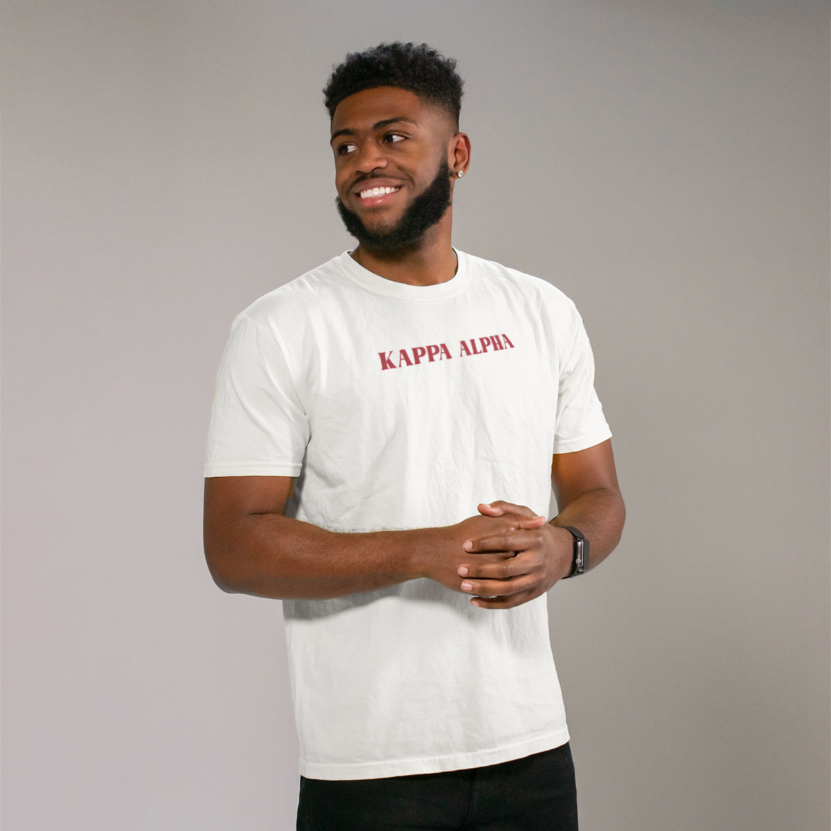 Kappa Alpha Comfort Colors Retro Smiley Short Sleeve Tee
