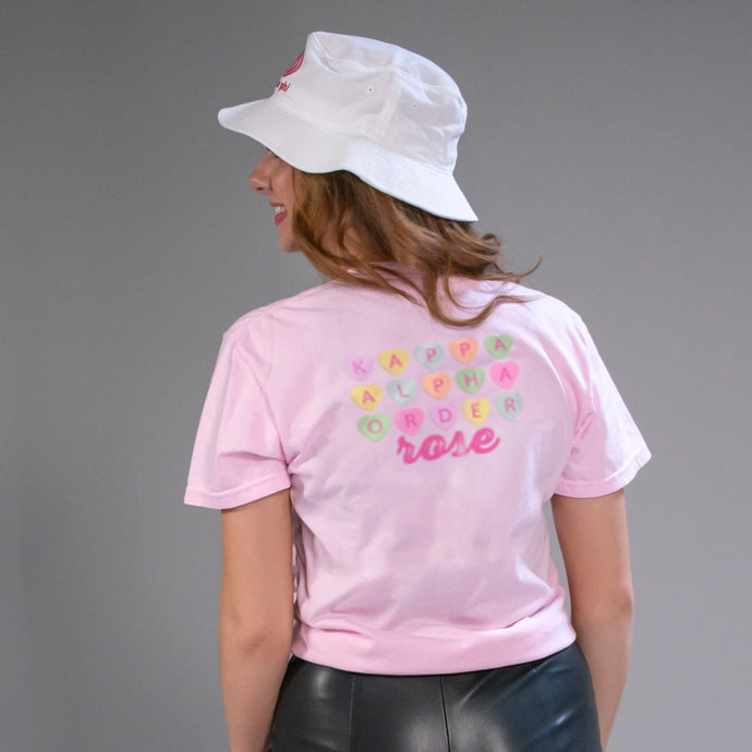 Kappa Alpha Candy Hearts Short Sleeve Tee