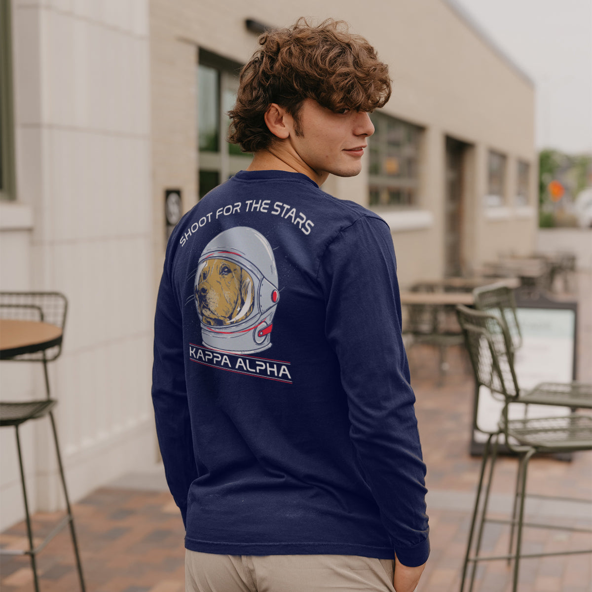New! Kappa Alpha Astronaut Retriever Long Sleeve Tee