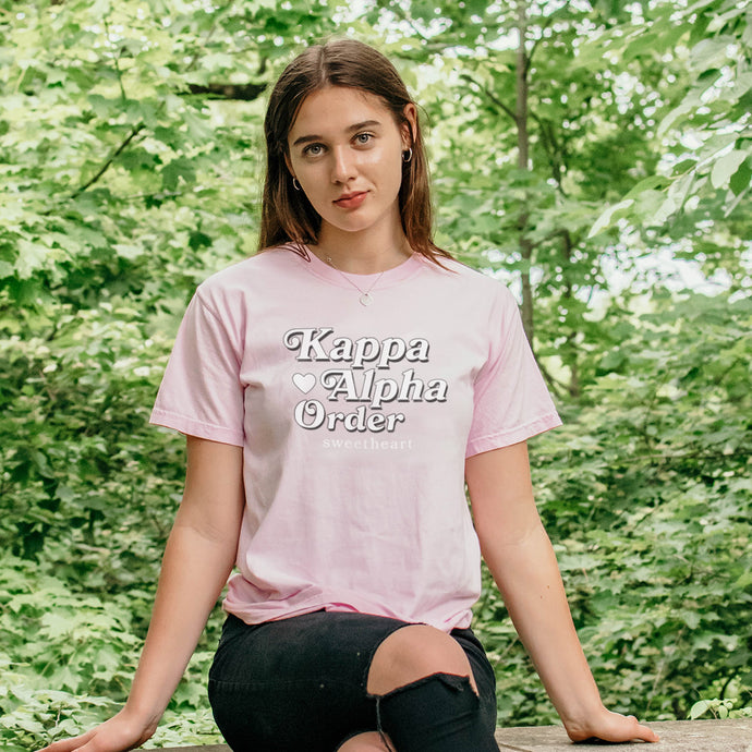 Kappa Alpha Retro Sweetheart Tee