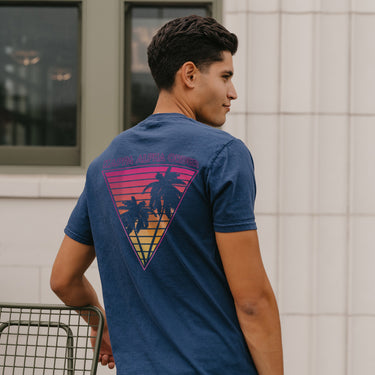 Kappa Alpha Navy Short Sleeve Miami Pocket Tee