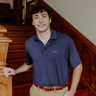 Kappa Alpha Callaway Chevron Patterned Polo Kappa Alpha