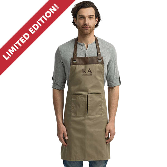 New! Kappa Alpha Grill Master Embroidered Apron