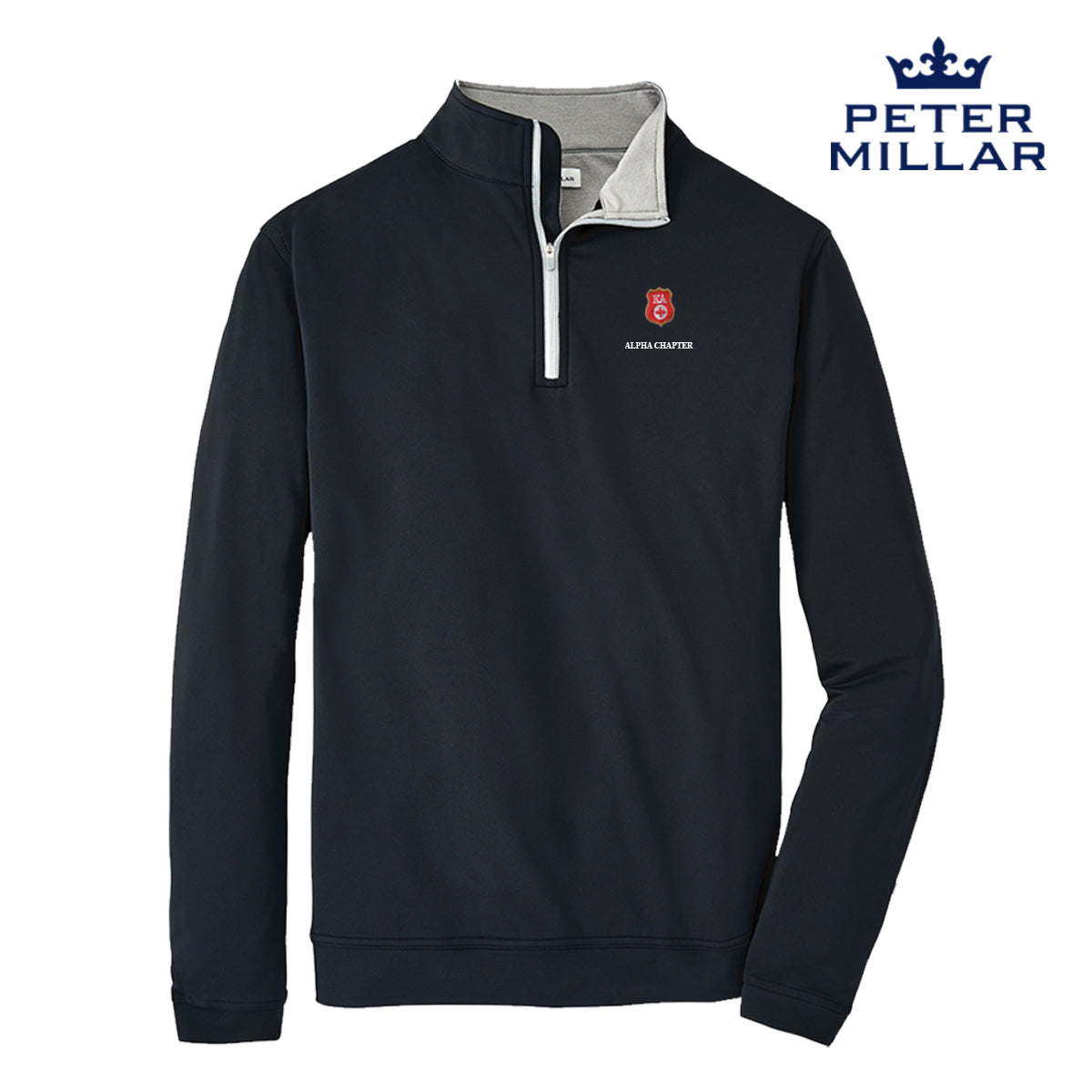 Kappa Alpha Personalized Peter Millar Perth Stretch Quarter Zip