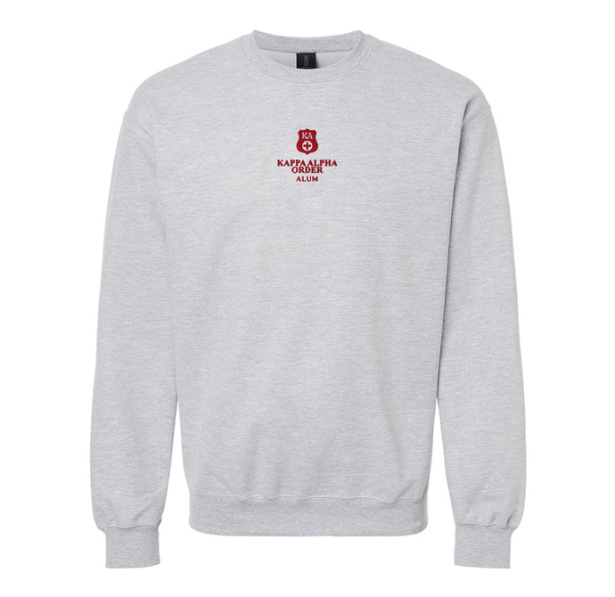 Kappa Alpha Alumni Embroidered Symbol Crewneck