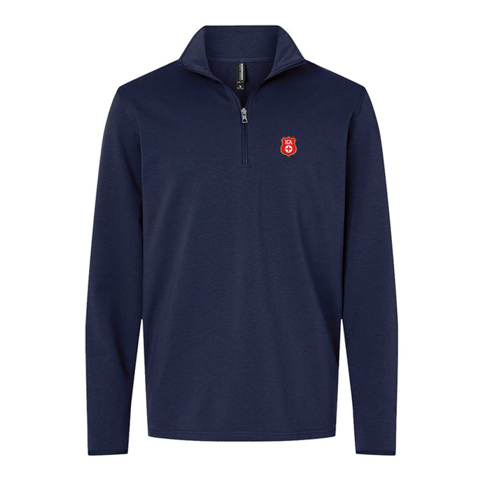 New! KA Embroidered Crest Quarter Zip Kappa Alpha Order