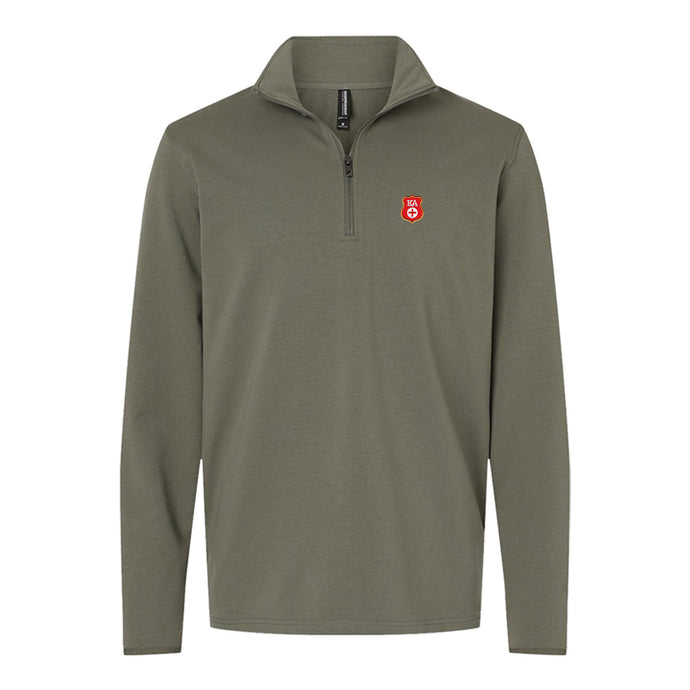New! KA Embroidered Crest Quarter Zip Kappa Alpha Order