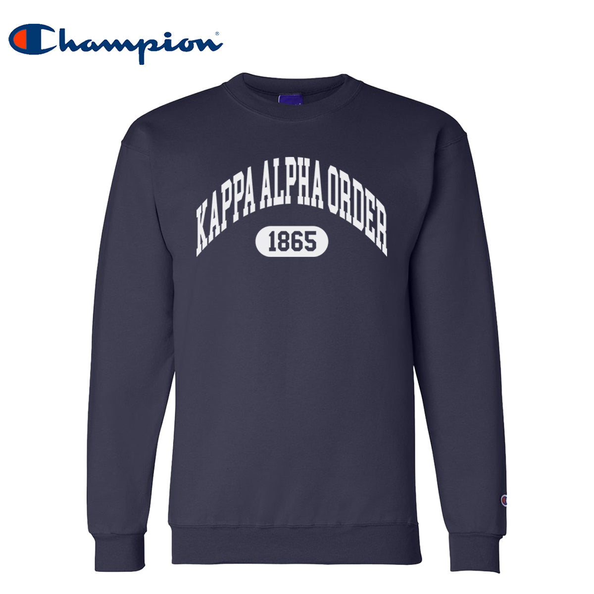 Kappa Alpha Navy Greek Champion Collegiate Crewneck