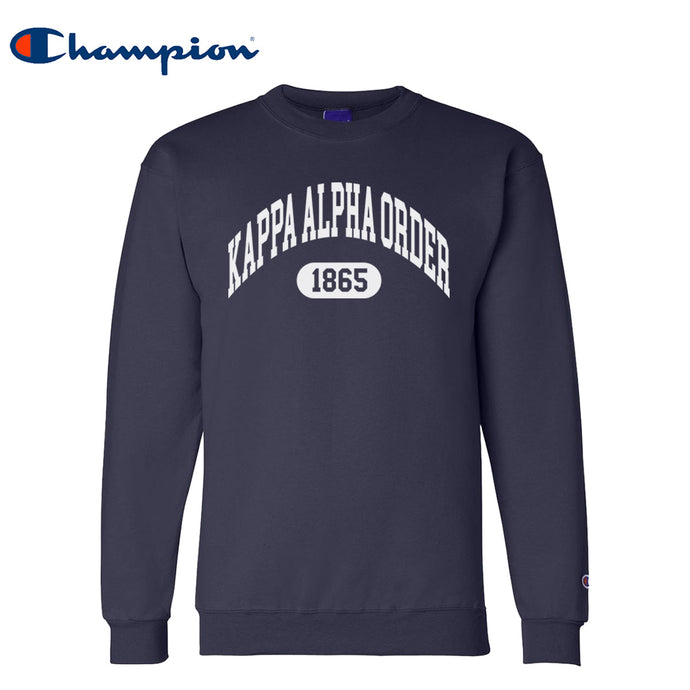 Kappa Alpha Navy Greek Champion Collegiate Crewneck