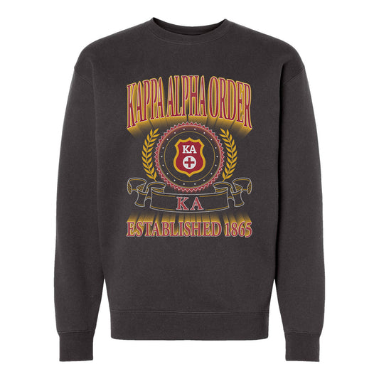 Kappa Alpha Frat Heavyweight Graphic Crewneck.