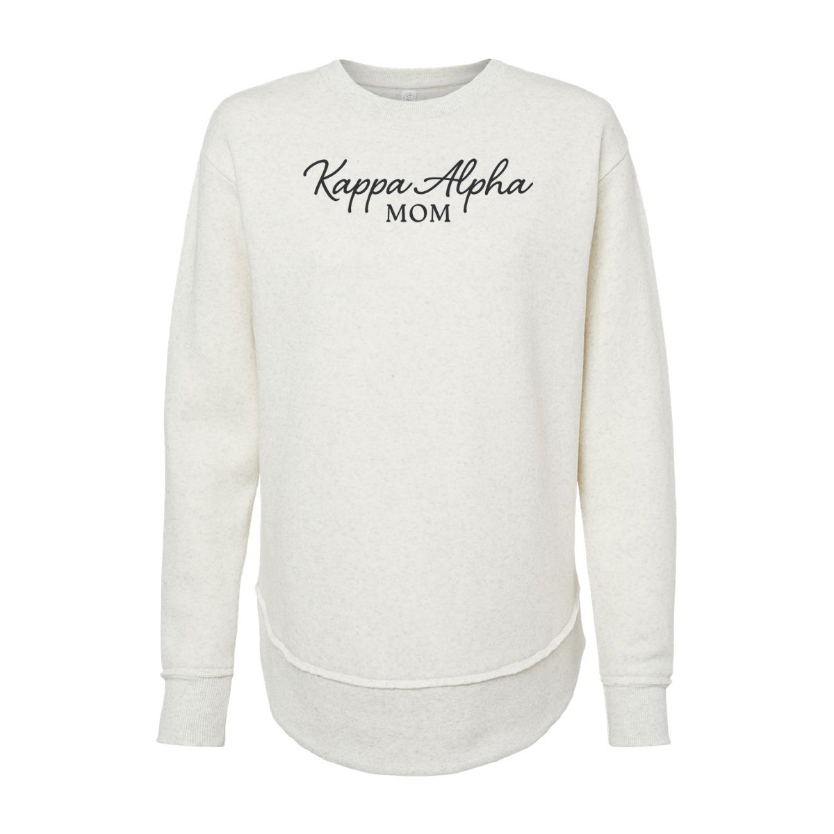 New! Kappa Alpha Curved Hem Mom Crewneck